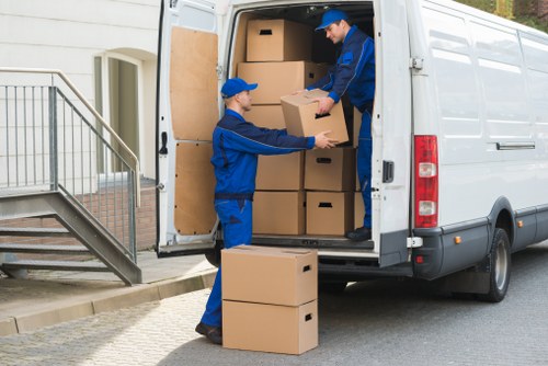Small removals van ready for a Bayswater local move