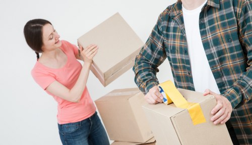 Organized temporary storage unit for households and businesses