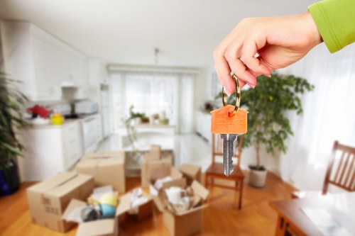 Family using household storage in Bayswater during a home move or renovation