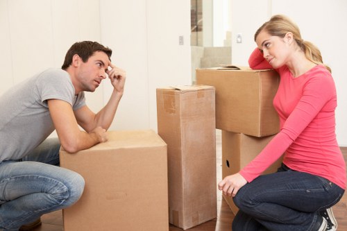 Careful packing and lifting during a Bayswater house move