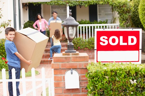 Carefully packed fragile items ready for local removals in Bayswater